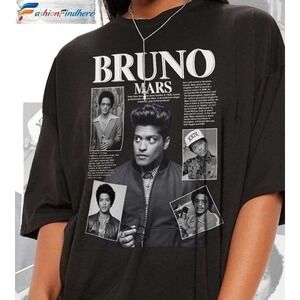 Bruno Mars Pop Music Concert Tshirt Gift For Fan